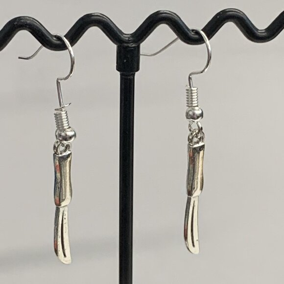 Knife Earring, Utensil Earring, Chef Earring, Cooking Earring, Gift Idea, Food - Picture 5 of 5